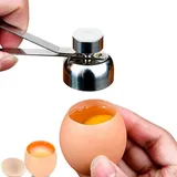 Shell-Öffner Eieröffner Stainless Steel Egg Topper Cutter, Eierköpfer Edelstahl Set,Steel Egg Shell-Öffner Eieröffner Stainless,Für Rohes Und Weiches Hartgekochtes Ei, Küche Gadgets