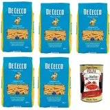 De Cecco Sedanini N.61, 100% Italienisch Pasta Nudeln 5x 500g+Polpa 400g