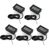 5Pcs LCD Digital Thermometer temperaturfühler Sensor Tester für Kühlschrank F...