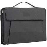 Alassio Mobile Office FIORI, Kunstfaser grau (15"), Notebooktasche, Grau