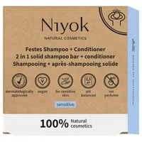 Niyok 2in1 festes Shampoo + Conditioner Sensitiv 80 g