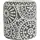 FineBuy Sitzhocker Wolle 40 x 45 x 40 cm Grau