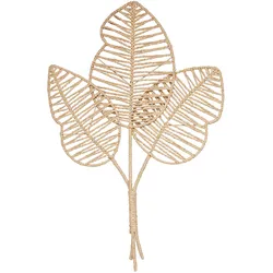 Dekopflanze Leaf Naturfarben