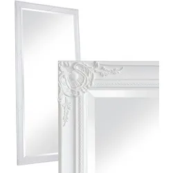LC Home Wandspiegel Barock XXL Spiegel weiß 200 x 100 cm Antik-Stil Ganzkörperspiegel