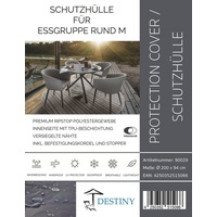 Destiny Gartenmöbel-Schutzhülle, für Sitzgruppe oder Tische Ø 200 cm, anthrazit, , 47983612-0