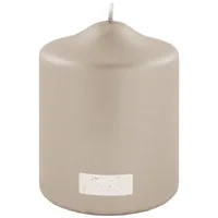 Fink Stumpenkerze 10 cm silber