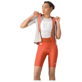 Castelli Espresso 2 DT Bib Damen Bikeshort-Orange-L