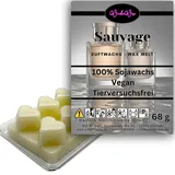 WonderWax Duftwachs Wax Melts für Duftlampe, 6 Herzen Duftmelt Wachsmelt Sojawachs Duftwachswürfel für Raumdüfte, Wachs mit Duftöl Indoor Melts Duftwachs für Aromalampe Sauvage