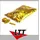 Magic FX Konfetti Rechteckig 55x17 mm 1 kg Gold