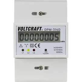 VOLTCRAFT DPM-314D Drehstromzähler digital 100 A MID-konform: Nein 1 St.