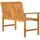 vidaXL Gartenbank 109 x 59 x 89 cm Braun