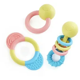HaPe Rassel- und Beißring-Set Mehrfarbig