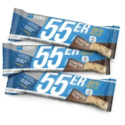 Frey Nutrition - 55er Proteinriegel - 50g Riegel Geschmacksrichtung Lemon-Quark
