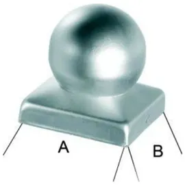 E-NORMpro Pfostenabdeckung tzn 70 mit Kugel