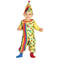Fiestas Guirca Kostüm Clown-Kleinkindkostüm 86/92 (18-24 Monate)