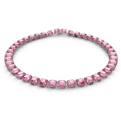 Swarovski Collier Millenia, Kristalle mit Oktagon-Schliff, 5608807, mit Swarovski® Kristall rosa
