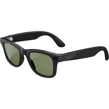 Meta Ray-Ban Meta Wayfarer Groß (Gen 2) – Schwarz glänzend, Gläser: Grün AI Glasses