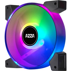 Azza Hurricane II Digital RGB (120 mm, 4 x), PC Lüfter Schwarz