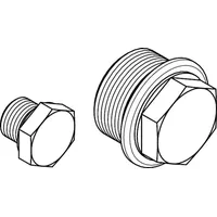 Industrial Quality Supplies DIN 7604 Verschlussschraube mit Bund und