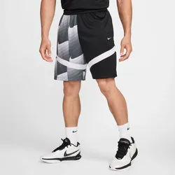 Nike NK DriFit ICON 8IN AOPSTFV Herren Sport-Shorts schwarz/weiß - L