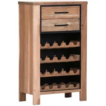 Landscape Weinregal 65 x 105 x 35 cm Akazie