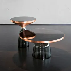 Bell Side & Coffee Table, Copper Special Edition