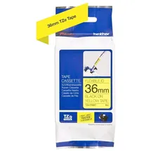 Brother TZe-FX661 laminiert schwarz auf gelb 3,6cm x 8m