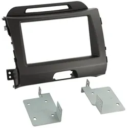  2DIN-Set Kia Sportage 2010 -> schwarz 