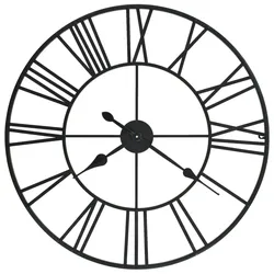 vidaXL Wanduhr Vintage mit Quarzwerk Metall 80 cm XXL