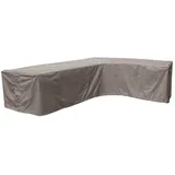 Raffles Covers Lounge Sofa Abdeckschutz L-Form 300 x 240 x 100 cm Schwarz