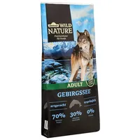 Dehner Wild Nature Hundefutter Gebirgssee, Trockenfutter getreidefrei / zuckerfrei, für Hunde, Lachs / Huhn, 12 kg