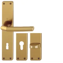 HOPPE Langschildgarnitur WC/Bad Aluminium F4 1117/202SP