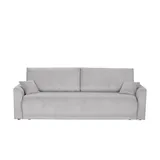 Sofa.de Big Sofa Webstoff 3-Sitzer Grau