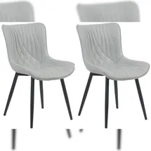 deluke KELCE Kunstleder grau 2er Set