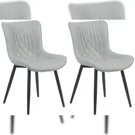 deluke KELCE Kunstleder grau 2er Set
