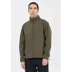 Softshelljacke WHISTLER "Lango", Herren, Gr. M, grün (olivgrün), 90% Polyester, 10% Elasthan, unifarben, sportlich, Jacken, Mit wind- und wasserabweisenden Eigenschaften