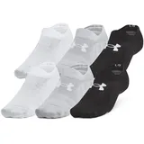 Under Armour Essential Ultra Low Socken 6er Pack Schwarz/Grau 41-43