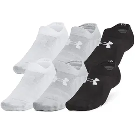 Under Armour Essential Ultra Low Socken 6er Pack Schwarz/Grau 41-43