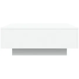 vidaXL Couchtisch Weiß 80x80x31 cm Holzwerkstoff