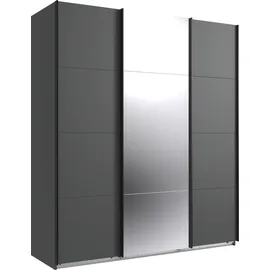 WIMEX Schwebetürenschrank Norderstedt 180 x 210 x 64 cm schwarz