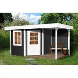 Weka 213 A+ 396x238cm Gartenhaus anthrazit (213.2424.46110)