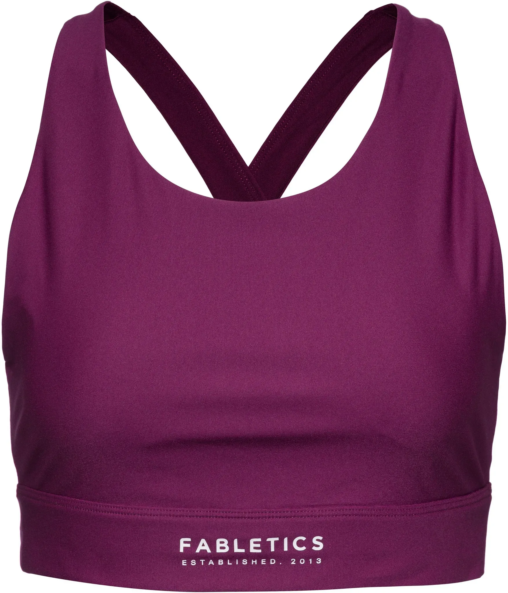 Fabletics BH Damen in berry crush-classic white est, Größe S - rot