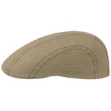 Stetson Flat Cap (1-St) Organic Cotton Cap mit Schirm grün L (58-59 cm)