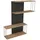 Asir Wandregal 96 x 19 x 65 cm Braun