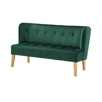 switch Küchensofa Samt  Bella ¦ grün ¦ Maße (cm): B: 180 H: 90 T: 72