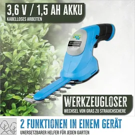 Güde Akku-Gartenpflege-Set GPS 3,6V-1,5 LI-ION inkl. 1 x 1,5 Ah Akku und Ladegerät