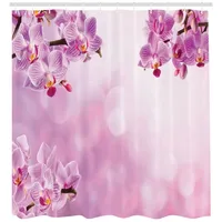 ABAKUHAUS Duschvorhang 175 x 200 cm rosa