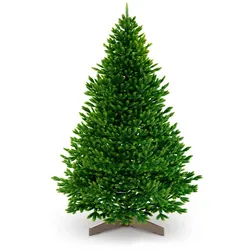 Artitree Weihnachtsbaum »Premium Tanne«, mit Holzständer, 180, cm - gruen