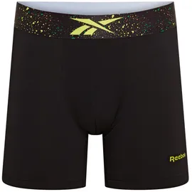 Reebok Benji Boxershorts Gelb / Grau / Schwarz L 3er Pack
