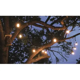 ChiliTec Biergarten-Lichterkette "CT-BGL 15" 1,5 + 12,5m, 15x Filamentlampe 0,8W